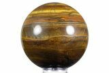Polished Tiger's Eye Sphere - Top Quality #352489-1